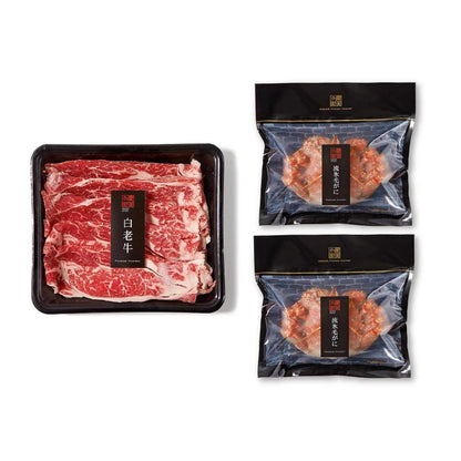 白老牛すき焼き&流氷毛がに