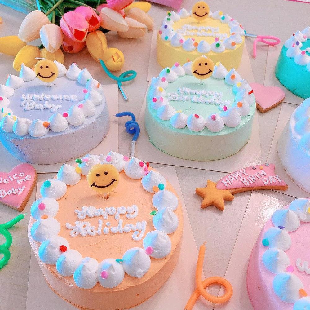 ニコちゃんキャンドル センイルケーキ(4号/5号) | decolne