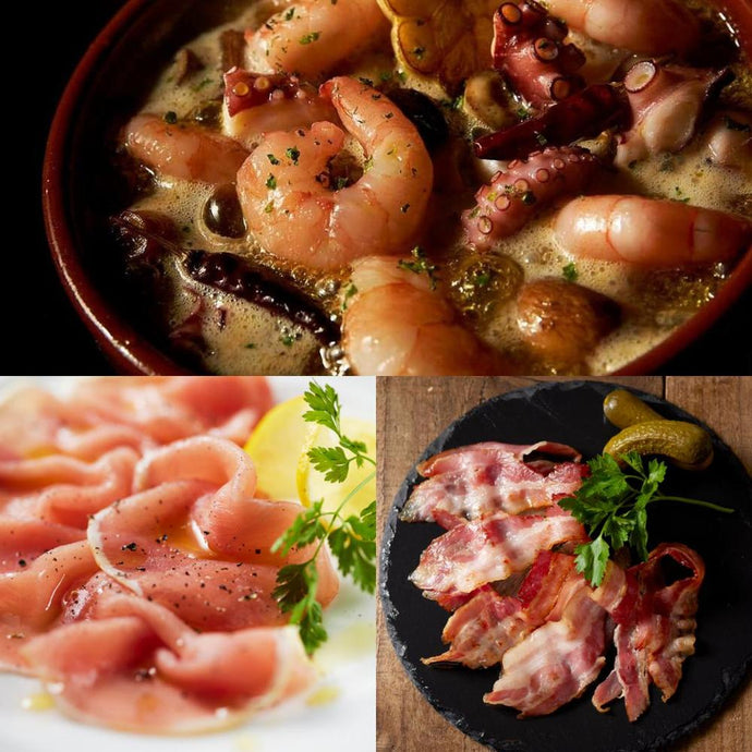 Grande chef ajillo(アヒージョ)&生ハム