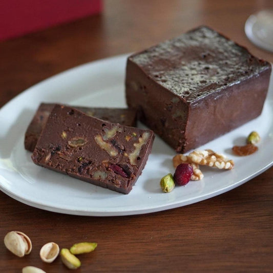 純米大吟醸酒粕の濃厚テリーヌショコラ(ナッツ＆フルーツ)チョコレートケーキ