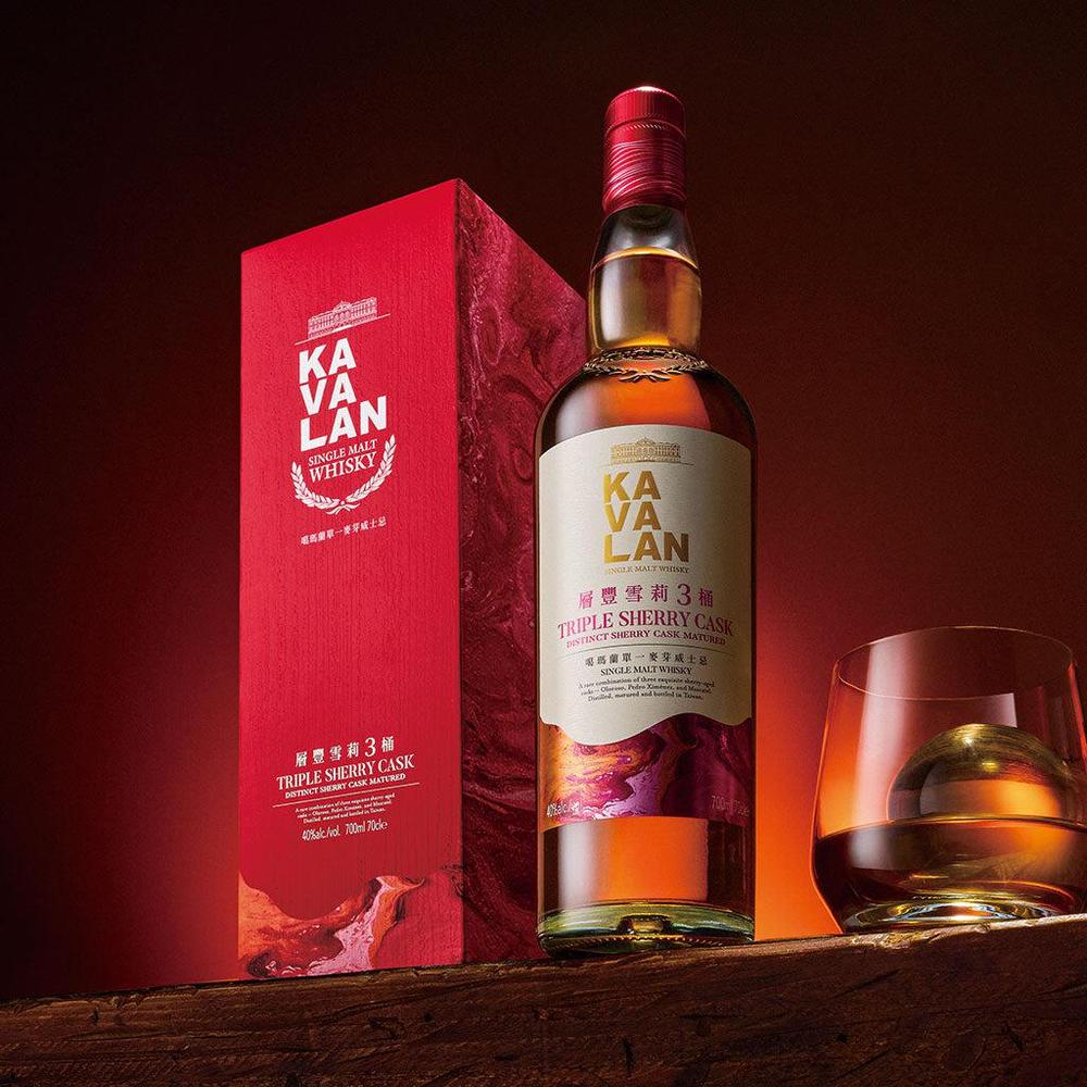 シングルモルト ウイスキー カバラン トリプルシェリーカスク 700ml Kavalanカバラン トリプルシェリーカスク (台湾 700ml 46度