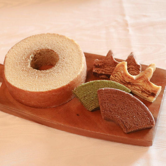 *結バウムクーヘン（ホール＆カット）| 村田屋