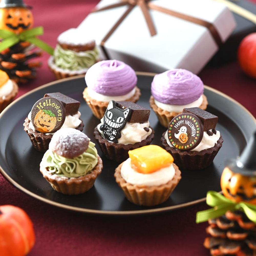 ハロウィン★仲良しオバケのハートタルト キル フェ ボン】かわいくて感動！コウモリやオバケモチーフの