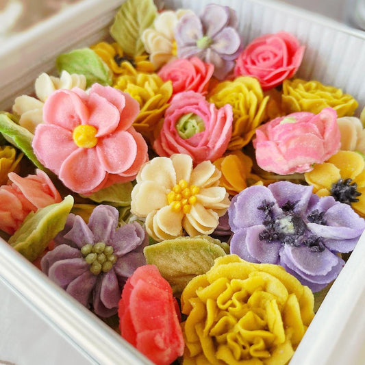 お花畑あんクッキー缶