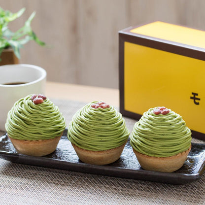 抹茶と和栗のモンブラン(3個入/6個入)