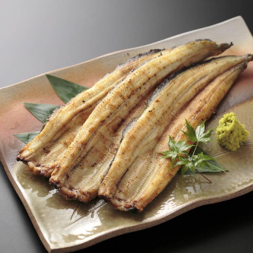 送料無料】浜名湖うなぎ白焼セット(白焼き3尾、肝焼き3本) | 魚