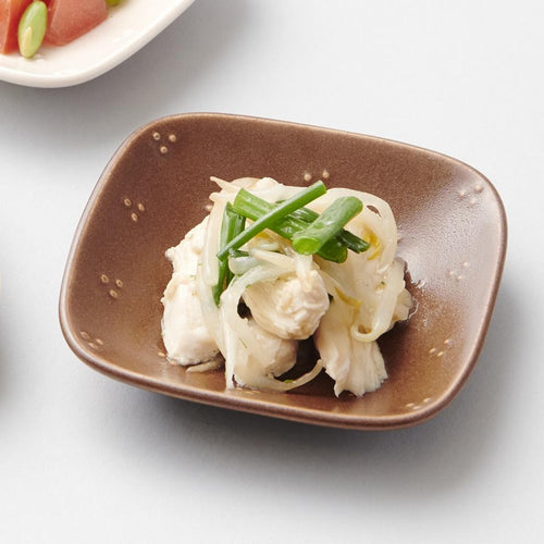 Teshio 星かげ豆皿 マット（ブラウン）