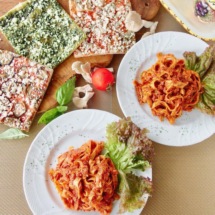 ピザとパスタ