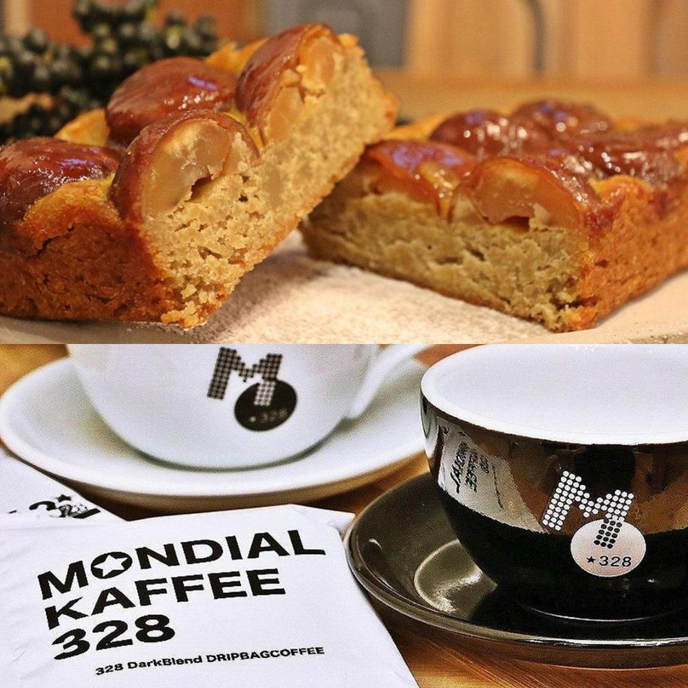 ケーキとコーヒー