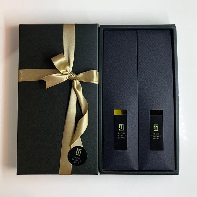 白トリュフ醤油と白トリュフオイルのセット【化粧箱入】 | FRESH TRUFFLE JAPAN （フレッシュ トリュフ ジャパン）