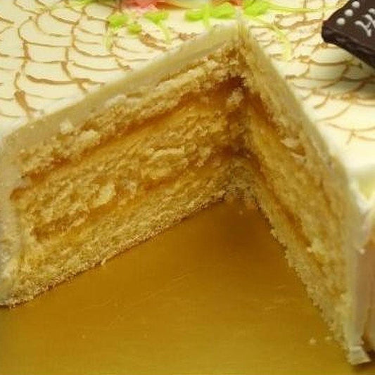 バラとレースのバタークリームケーキ