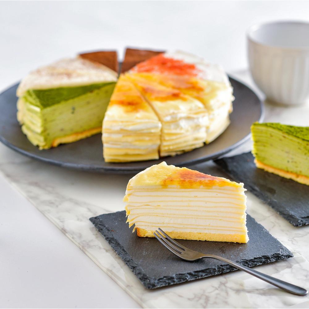 もっちり触感の手作りミルクレープ5種食べ比べセット(6個入/12個入