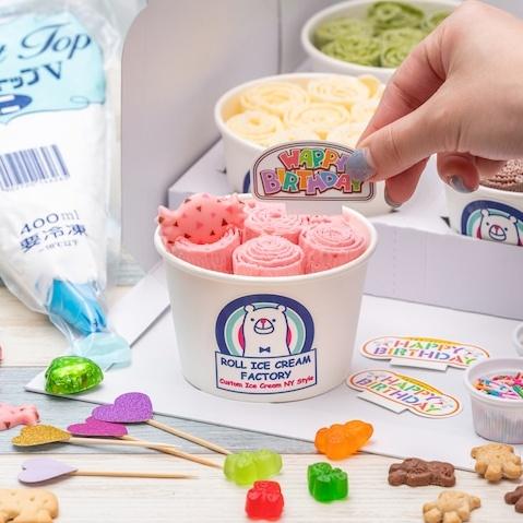 「おうちDEロールアイス」お誕生日セット | ロールアイスクリームファクトリー