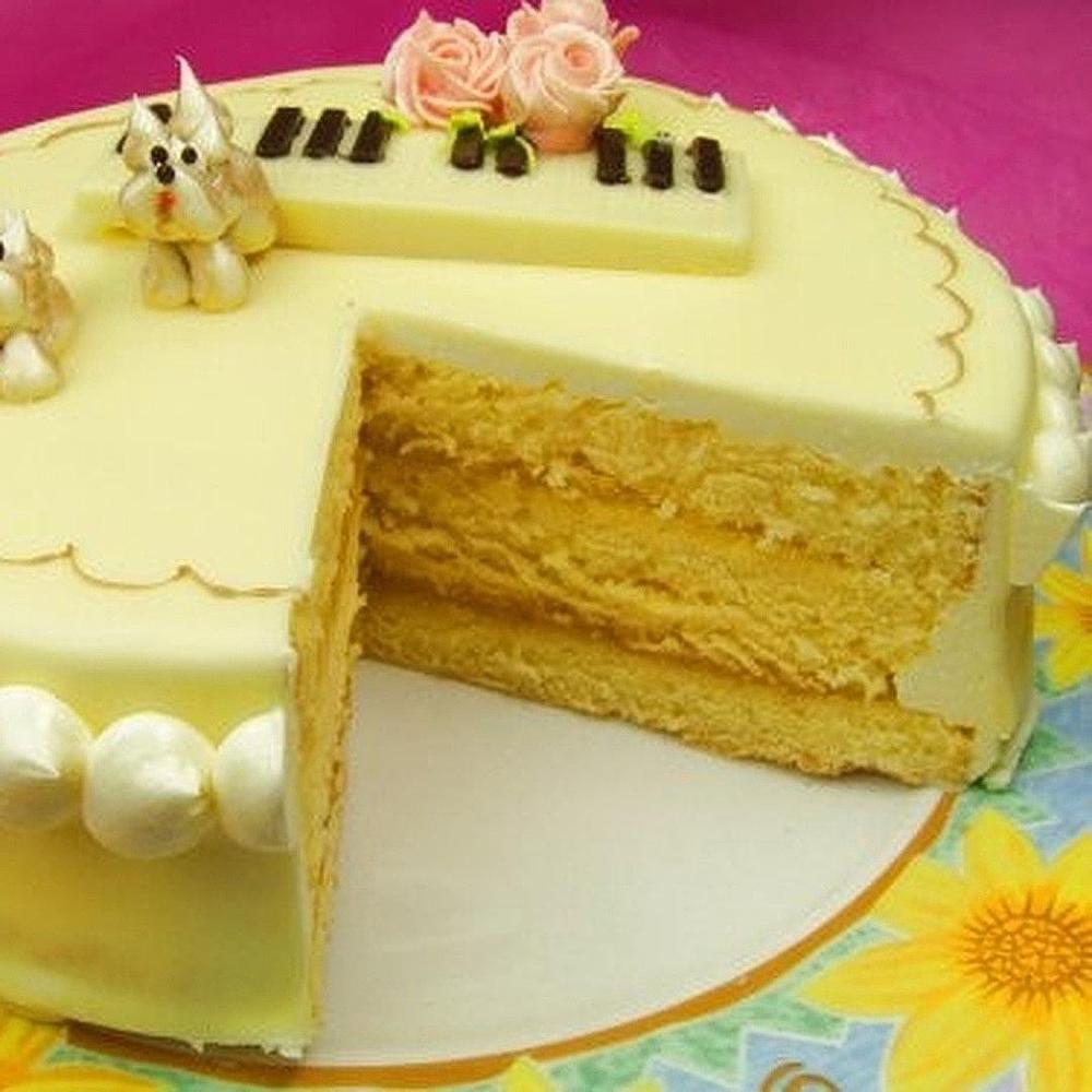ホワイトチョコレートバタークリームケーキ
